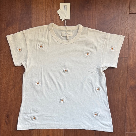 NEW WITH TAGS THE GREAT THE BOXY CREW FLOATING DAISY Size 0 XS - Picture 3 of 8